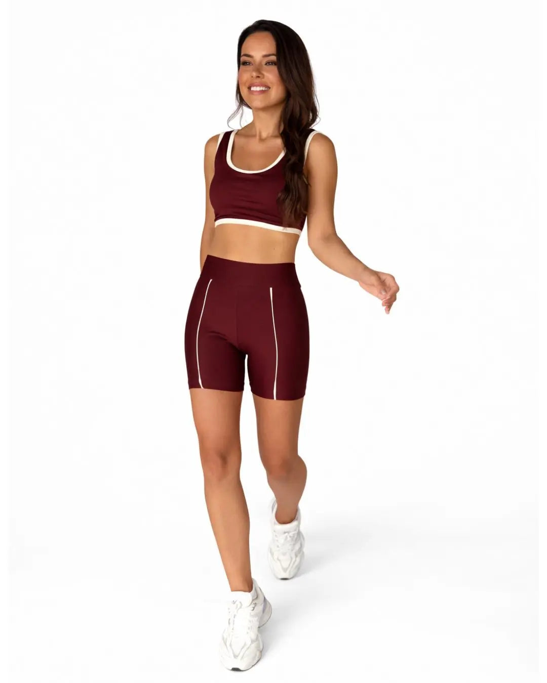 Kit Fitness Feminino 3 Peças – Top, Shorts e Legging Cintura Alta