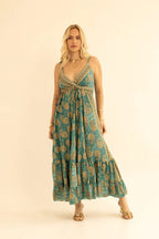 Vestido Longo de Seda Dara