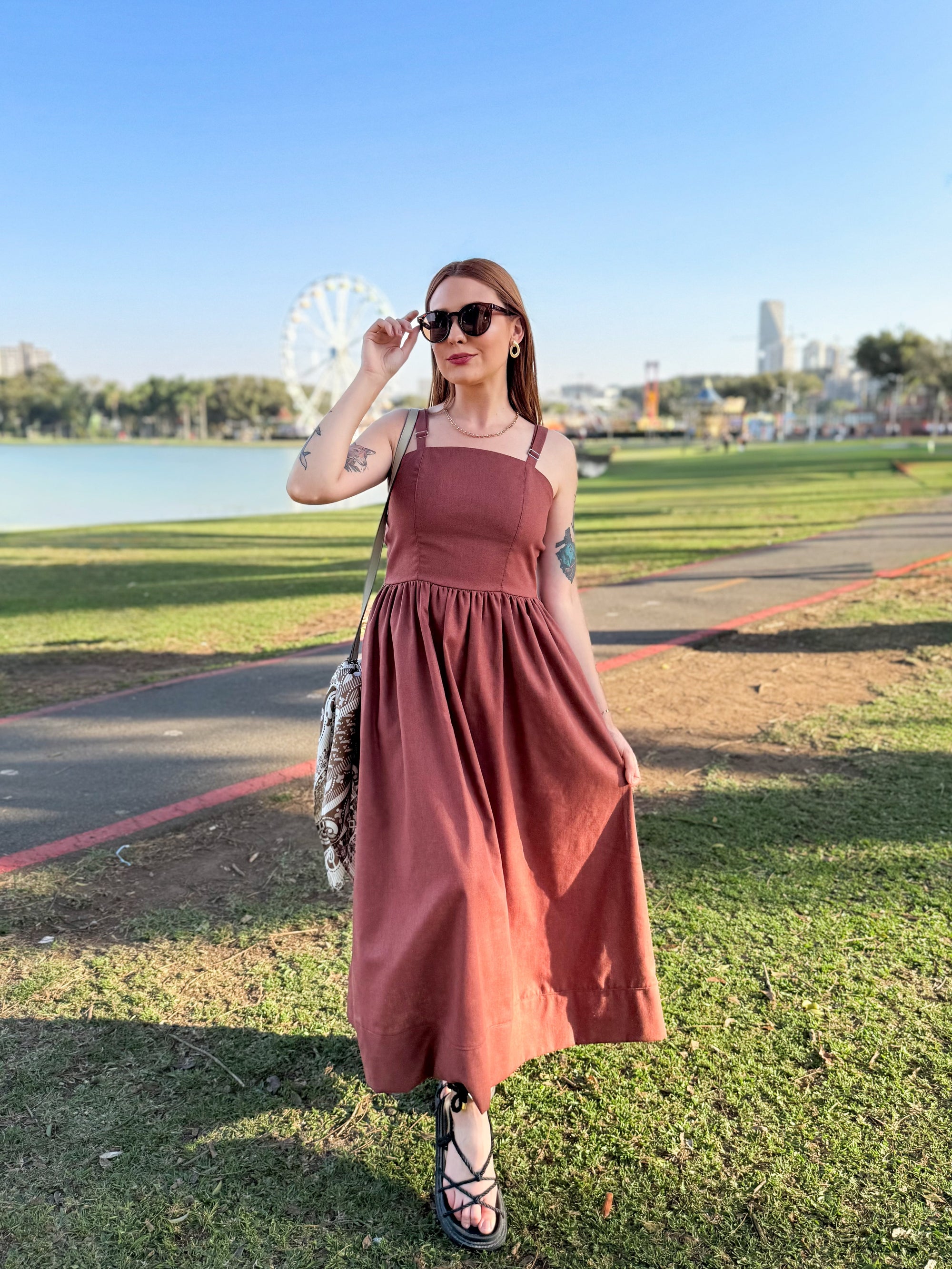Vestido de Linho Aurora