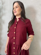 Vestido Nubia Com Mangas