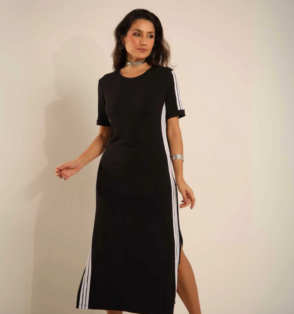 Vestido Listra Babi (Promoção dia das Mães)