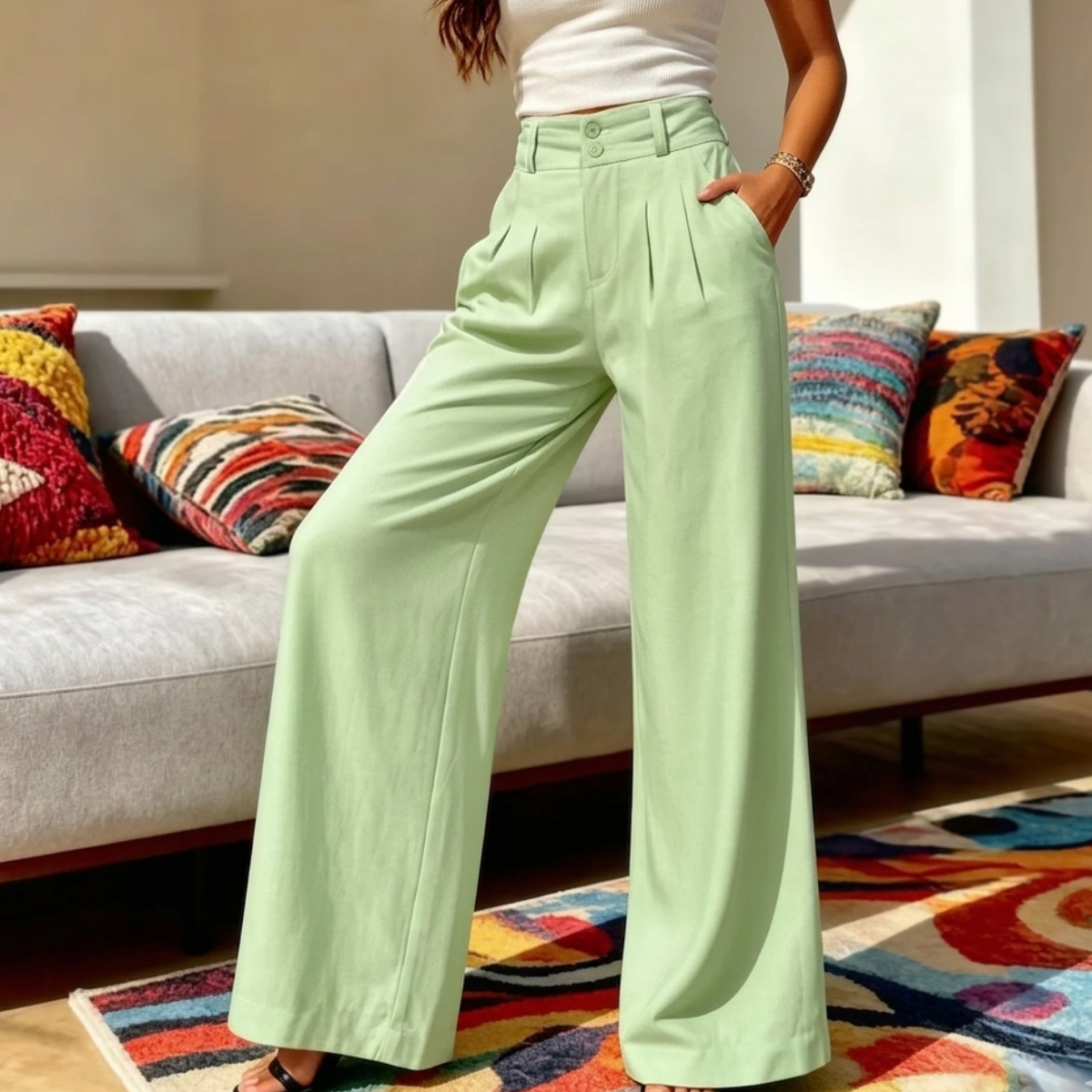 Calça Alfaiataria Pantalona Premium - PROMOÇÃO COMPRE 1 LEVE 2