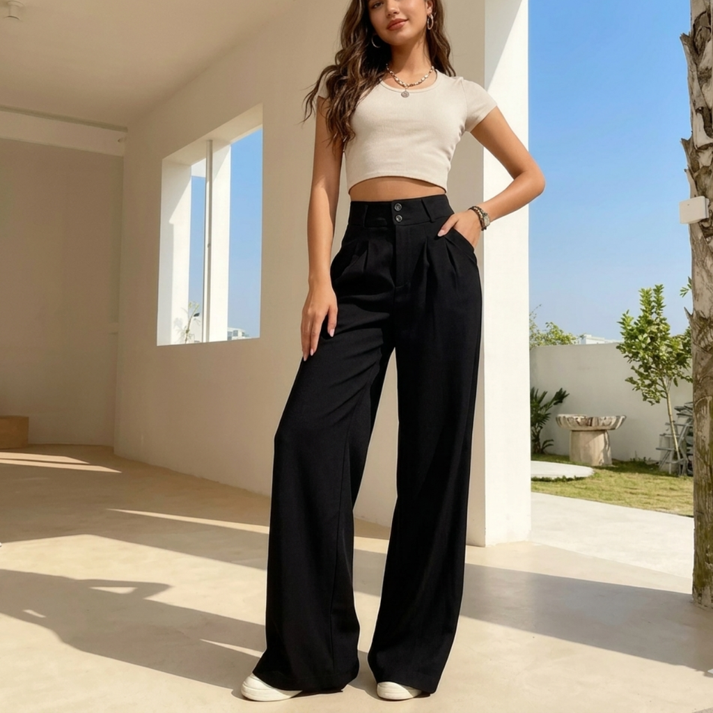 Calça Alfaiataria Pantalona Premium - PROMOÇÃO COMPRE 1 LEVE 2