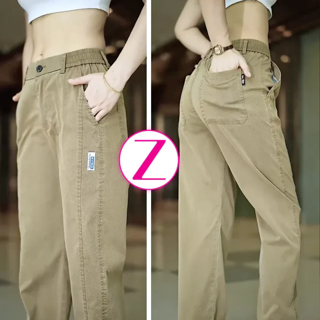 [Pague 2, Leve 3] Calça Feminina AURORA em Malha de Seda Gelo e Poliéster (Promoção dia das Mães)
