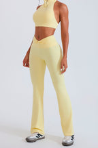 Legging flare feminina