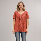 [COMPRE 2 E LEVE 3] Blusa Lisboa™ em Viscose Premium com Decote em V